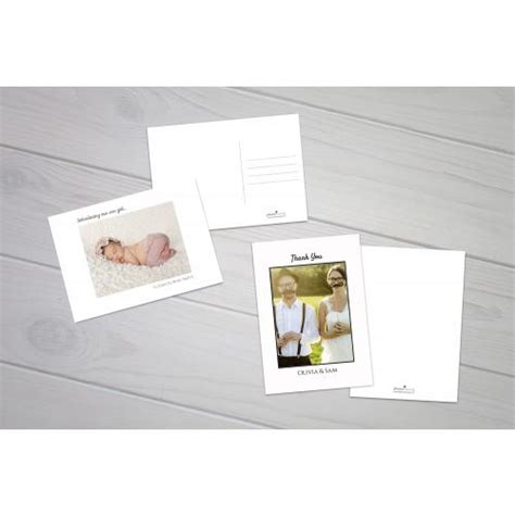 flat photo cards personalized